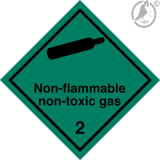 Gefahrgutaufkleber Klasse 2.2 Non flammable – non toxic gas
