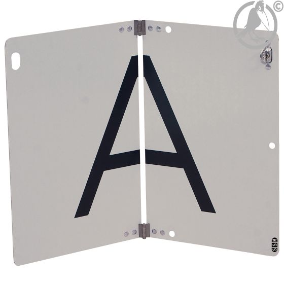 Warntafel (A-Tafel) Abfalltransport KrWG, aus Aluminium, klappbar, 400 x 300 mm