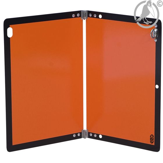 Gefahrguttafel Warntafel ADR, klappbar, mit Drehverschluss aus Aluminium, 400 x 300 mm