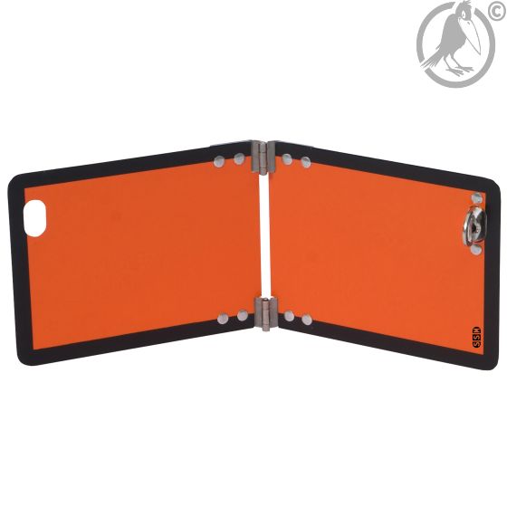 Gefahrguttafel Warntafel ADR, klappbar, Kantenschutz, Aluminium, 300 x 120 mm