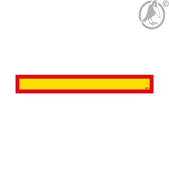 Heckmarkierung ECE 70, Vollmarkierung für Anhänger u. Auflieger mit Befestigungszubehör