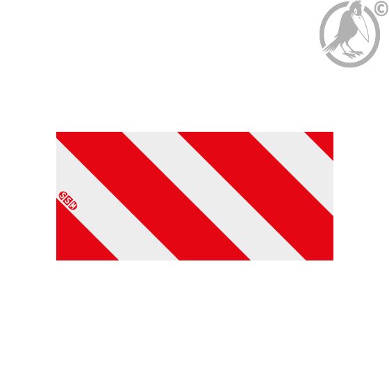 KFZ Warnmarkierungen 3M 3410 VWM für Fahrzeuge mit Sonderrechten, DIN ISO 30710, §35 StVO, 141 mm x 9 m linksweisend