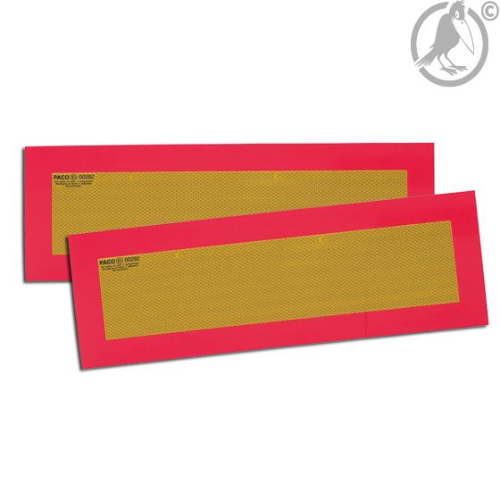 Heckmarkierung ECE 70.01., Halbmarkierung für Anhänger und Auflieger, 1 Satz