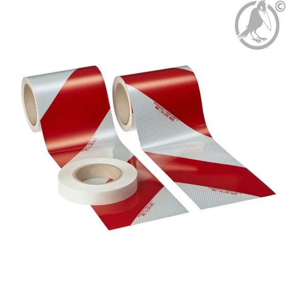 KFZ Warnmarkierungen 3M 3410 für Fahrzeuge mit Sonderrechten, Anwendungspaket je eine Rolle 282 mm x 9 m rechtsweisend + linksweisend