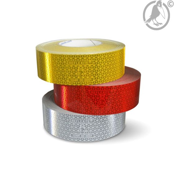 Konturmarkierung Orafol, Reflexite für Festaufbauten VC104 RG, rot, nach UN ECE 104, -> 50 Meter