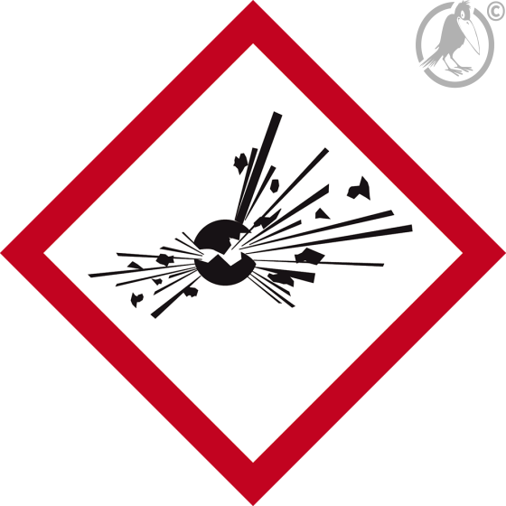 GHS Symbol 01 – Explodierende Bombe