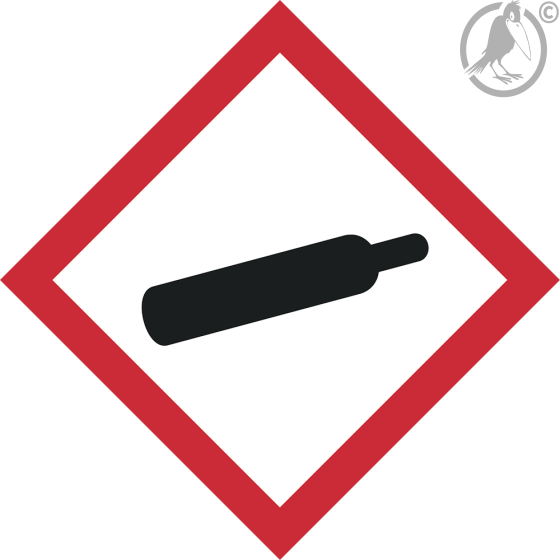 GHS Symbol 04 – Gasflasche