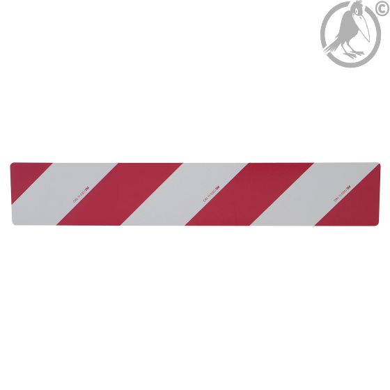 Warntafel DIN 30710 aus Aluminium, rechtsweisend, 800 x 141 mm