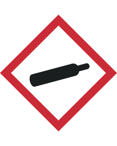GHS Symbol 04 – Gasflasche