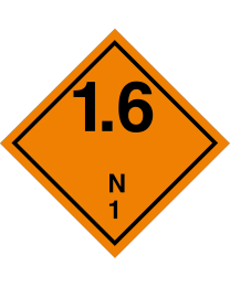 Gefahrgutaufkleber Klasse 1.6N