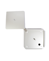 Aufgeklappte Gefahrzettelbox