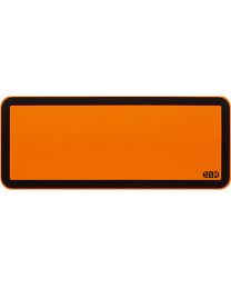 Gefahrguttafel Warntafel ADR, starre Ausführung, Kantenschutz, Aluminium, 300 x 120 mm