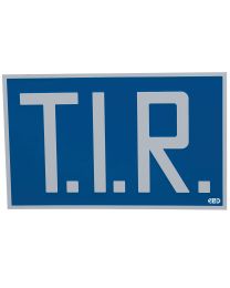 TIR-Schild, klappbar, Aluminium, 400 x 250 mm