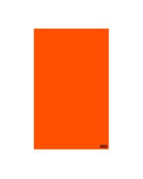 Gefahrguttafel blanko, ADR-Tafel, Leerfeld aus Edelstahl (V2A), vorn mit Reflexfolie orange, 70 x 120 mm