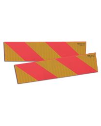 Heckmarkierung ECE 70.01., Halbmarkierung für Zugmaschinen, 1 Satz