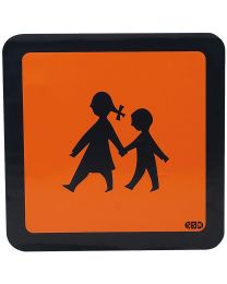 Schulbusschild, Aufkleber reflektierend, 250 x 250 mm