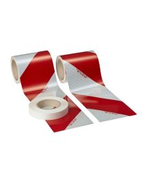 KFZ Warnmarkierungen 3M 3410 für Fahrzeuge mit Sonderrechten, Anwendungspaket je eine Rolle 282 mm x 9 m rechtsweisend + linksweisend