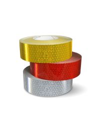 Konturmarkierung Orafol, Reflexite für Festaufbauten VC104 RG, weiß nach UN ECE 104, -> 50 Meter