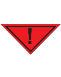 Aufkleber "Achtung vorsichtig verschieben"