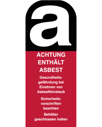 Abfertigungskennzeichen Asbest