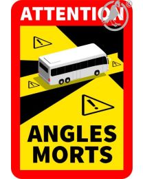 magnetisch Toter Winkel-Aufkleber Bus mehr als 3,5 Tonnen