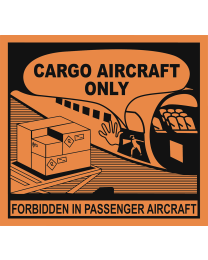 Cargo Aircraft Only Aufkleber (Transportetikett)