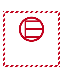 Freigestellte Mengen Aufkleber (Transportetikett)