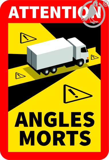 Toter Winkel-Aufkleber LKW mehr als 3,5 Tonnen